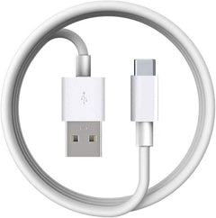 Xnarew USB C Charger Cable for JISULIFE Mini Fan 5FT White Copper