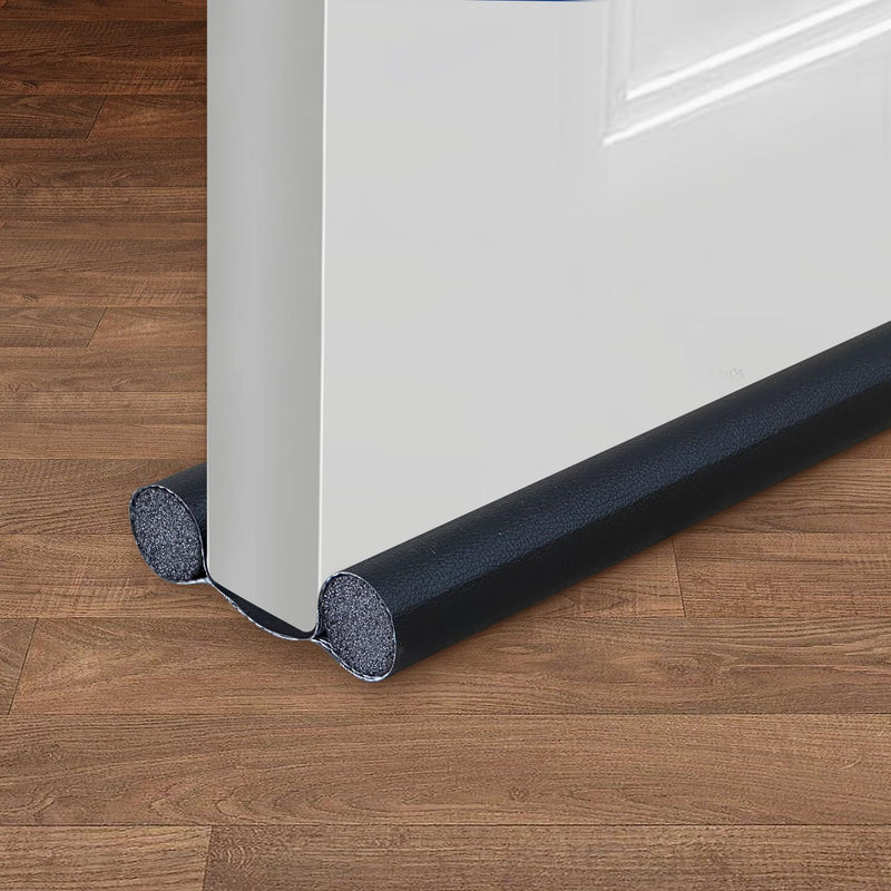 Protalwell Door Draft Stopper Brown Under Door Insulator Fits 1-3/4