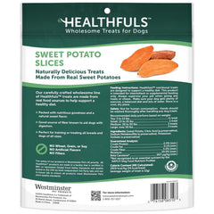 Healthfuls Sweet Potato Slices Dog Treats Grain Free Limited Ingredient 16 oz